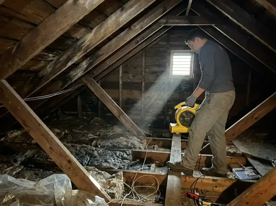 attic-water-damage-drying-proc-007 — frequently asked questions, Emergency Water Extraction & 24/7 Flood Response in Hanford…